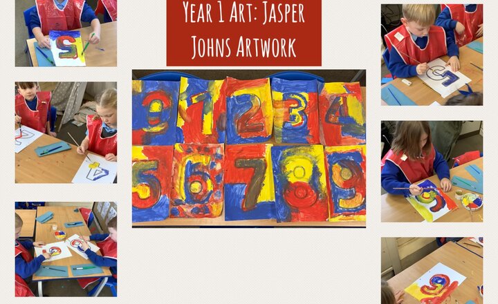 Image of Year 1 Art: Jasper Johns Artwork