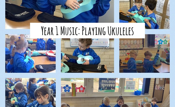 Image of Year 1 Music: Playing Ukuleles 