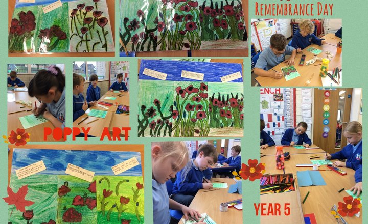 Image of Poppy Art- Year 5 