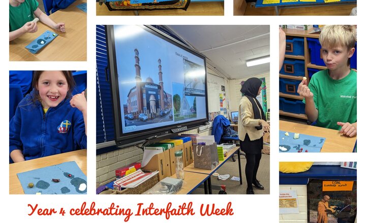 Image of Year 4 Celebrating Interfaith Week 