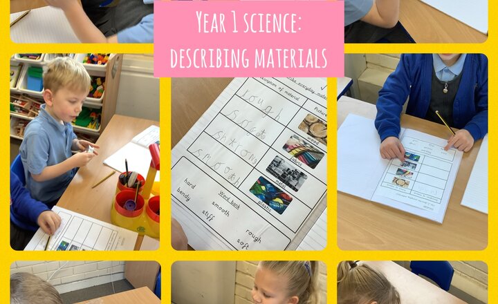 Image of Year 1 Science: Describing Materials 