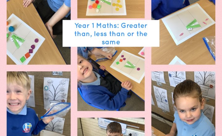 Image of Year 1 Maths: Greater than, less than or the same 