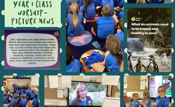 Image of Year 1 Class Worship- Picture News
