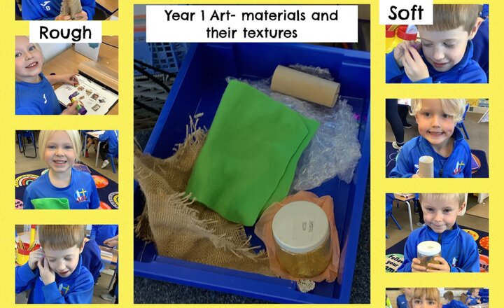 Image of Year 1 Art- Materials and their textures