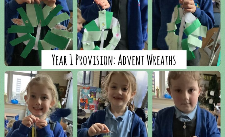 Image of Year 1 Provision: Advent Wreaths