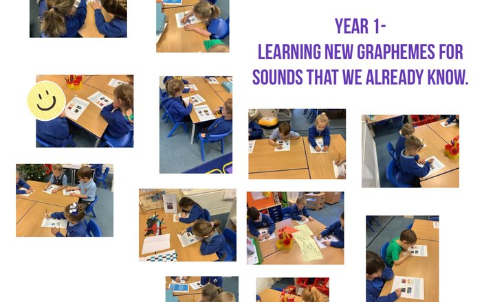 Image of Year 1 Phonics- learning new graphemes. 