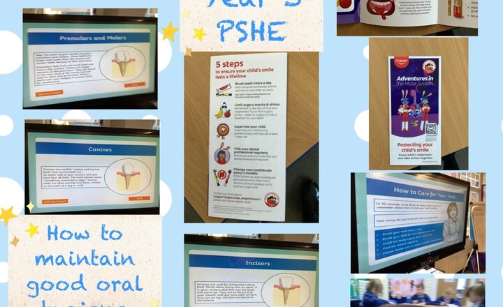 Image of Year 3 PSHE Dental Health