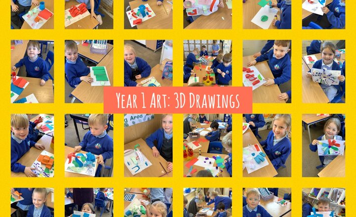 Image of Year 1 Art: 3D Drawings