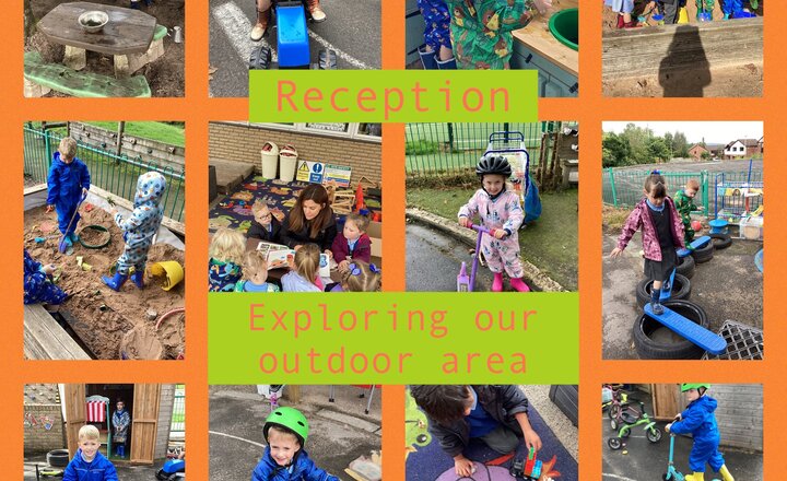 Image of Reception- Exploring our outdoor area 