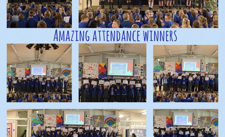 Image of Amazing Attendance Award Winners