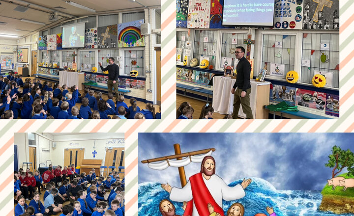 Image of Whole School Worship  with Rev Ben 