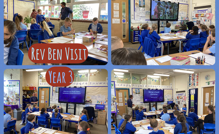 Image of Year 3- R.E-A Visit from Rev. Ben