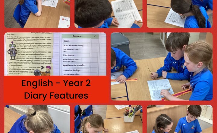 Image of Year 2 - English - Identifying Diary Features