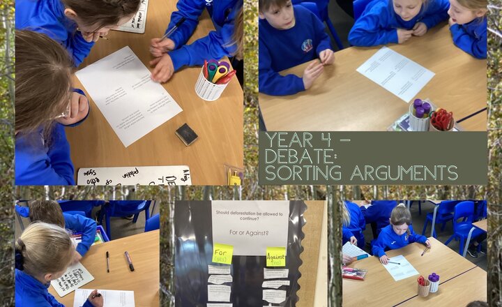 Image of Year 4 - English: Debate