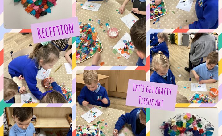Image of Reception - Let's Get Crafty Tissue Art