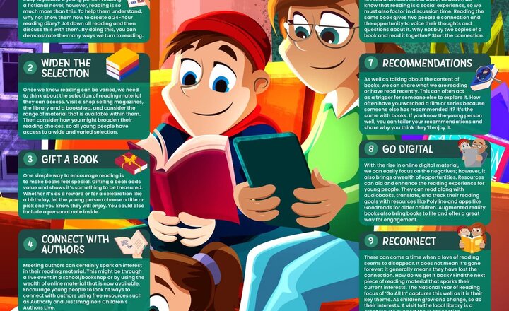 Image of Online Safety: Creative ways to encourage reading 