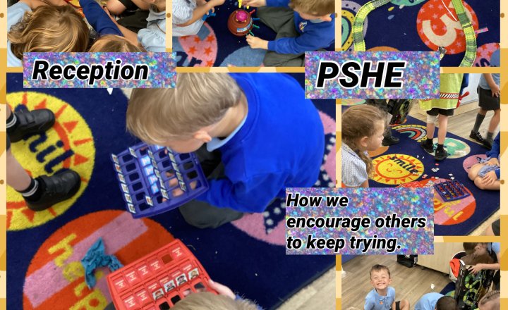 Image of Reception - PSHE - How we encourage others to keep to keep trying.