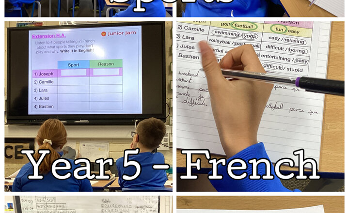 Image of Year 5 - French