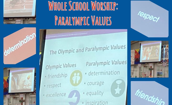 Image of Whole School Worship: Paralympic Values