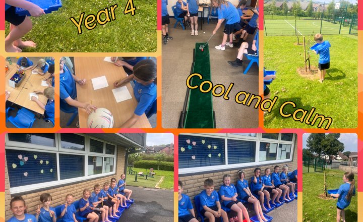 Image of Year 4 Keeping cool, crafting and calm