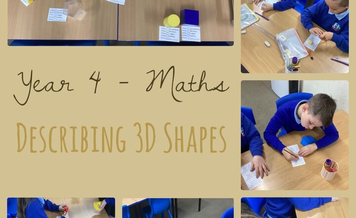 Image of Year 4 - Maths: 3D Shape