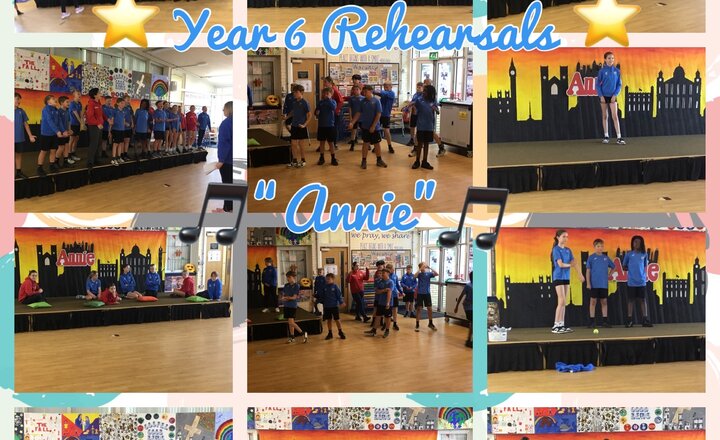 Image of Year 6: Rehearsals for End of Year Production