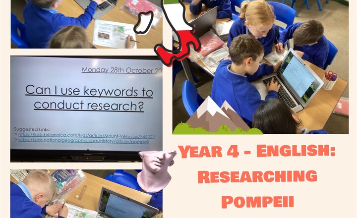 Image of Year 4 - English: Researching Pompeii