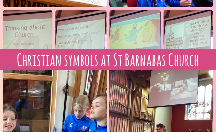 Image of Year 4 - RE: Visit to St Barnabas Church