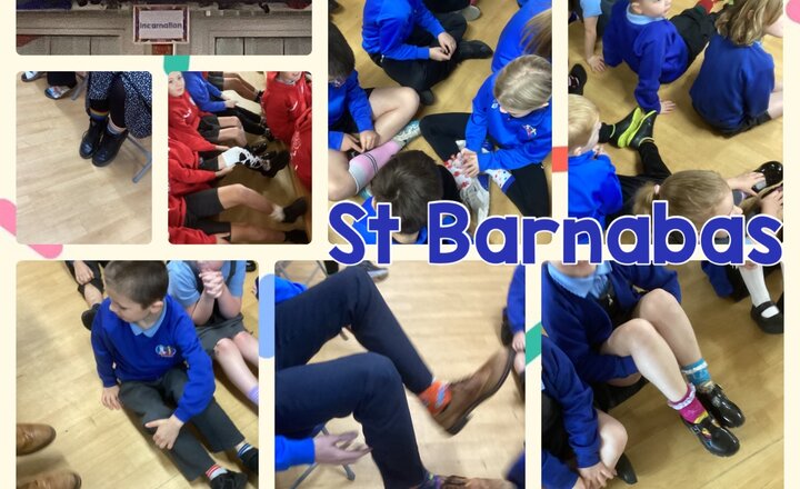 Image of Odd Socks Day at St Barnabas 