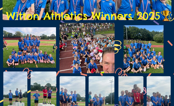 Image of Witton Athletics Winners 2025