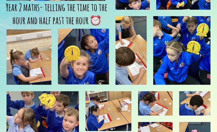 Image of Year 2 Maths- Telling the Time to the Hour and Half Past the Hour 