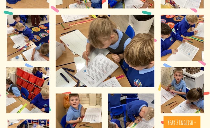 Image of Year 2 English- Analysing the Features of the Example Text