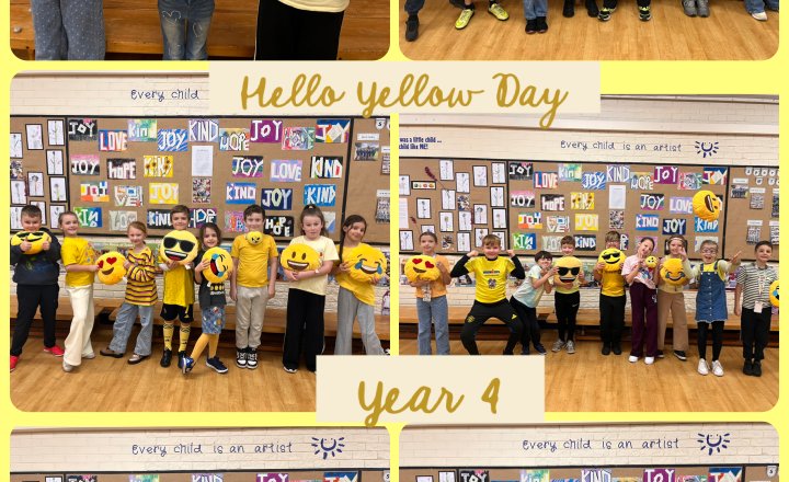 Image of Hello Yellow Day in Year 4 