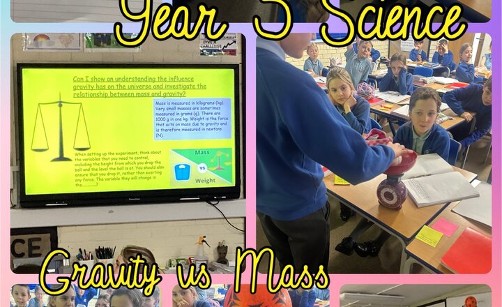 Image of Year 5 - Gravity vs Mass