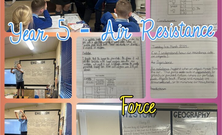 Image of Year 5 - Air Resistance 