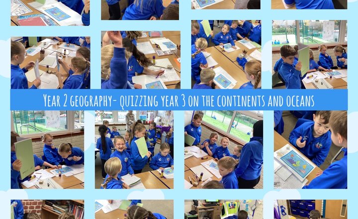 Image of Year 2 Geography- Continents and Oceans 