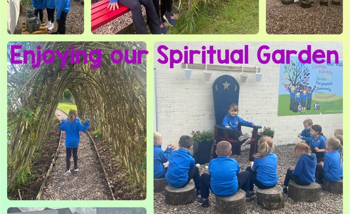 Image of Enjoying our Spiritual Garden 