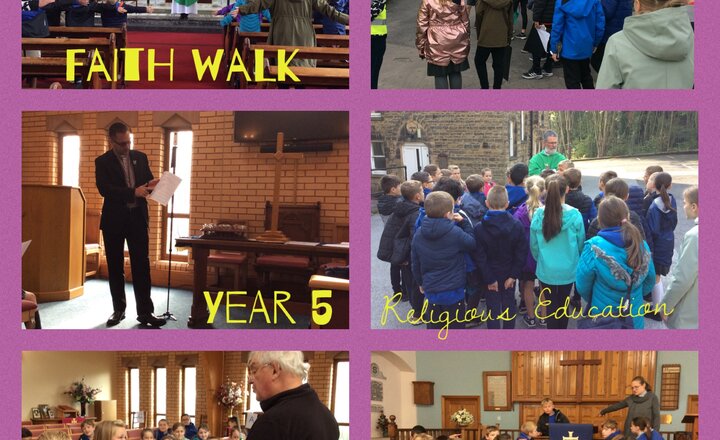 Image of Year 5- R.E- Faith Walk