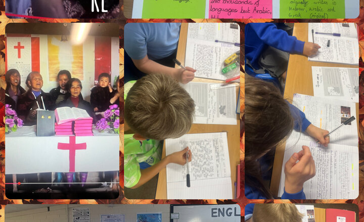 Image of Year 5 - RE -Bible Translation 