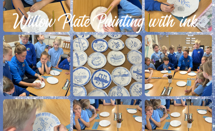 Image of Year 4 Art Willow Painting 