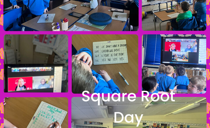Image of Square Root Day in Year 4 