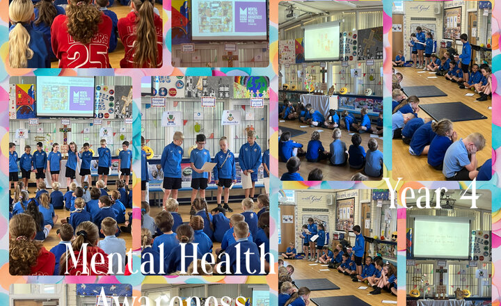 Image of Mental Health Awareness Whole School Worship Led by Year 4 