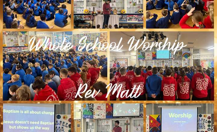 Image of Whole School Worship with Rev Matt 