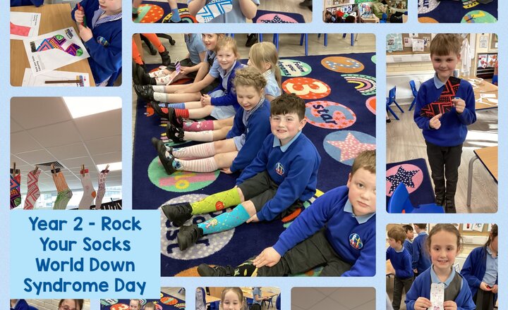 Image of Year 2 - Rock Your Socks - World Down Syndrome Day