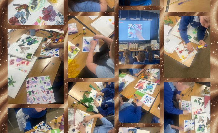 Image of Year 4 Artwork in a Carousel