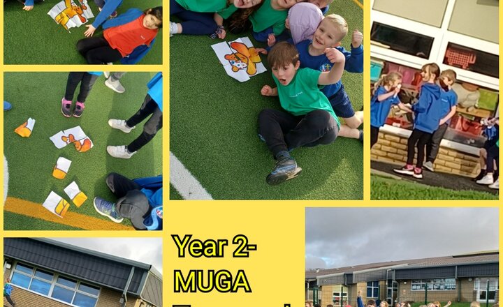 Image of Year 2- Teamwork on the MUGA