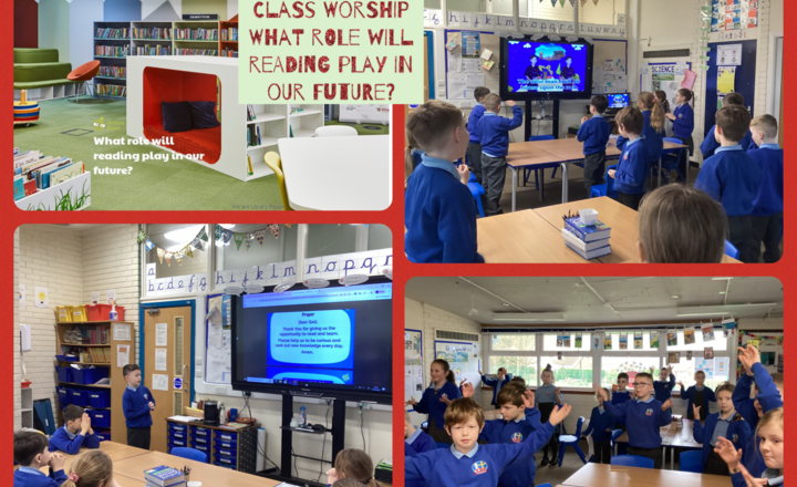 Image of Year 3 - Class Worship -Celebrating the National Year of Reading 2026