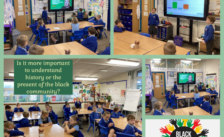 Image of Year 3- Class Debate- Is it more important to understand the history or the present Black community to celebrate Black History Month?