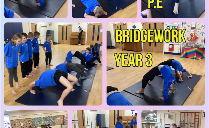 Image of Year 3- P.E- Rothwell Arts Dance-  Bridgework- 