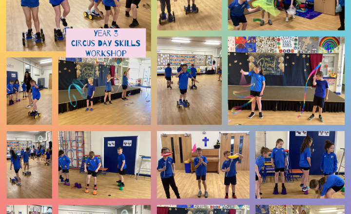 Image of Year 3- Circus Day Skills Workshop